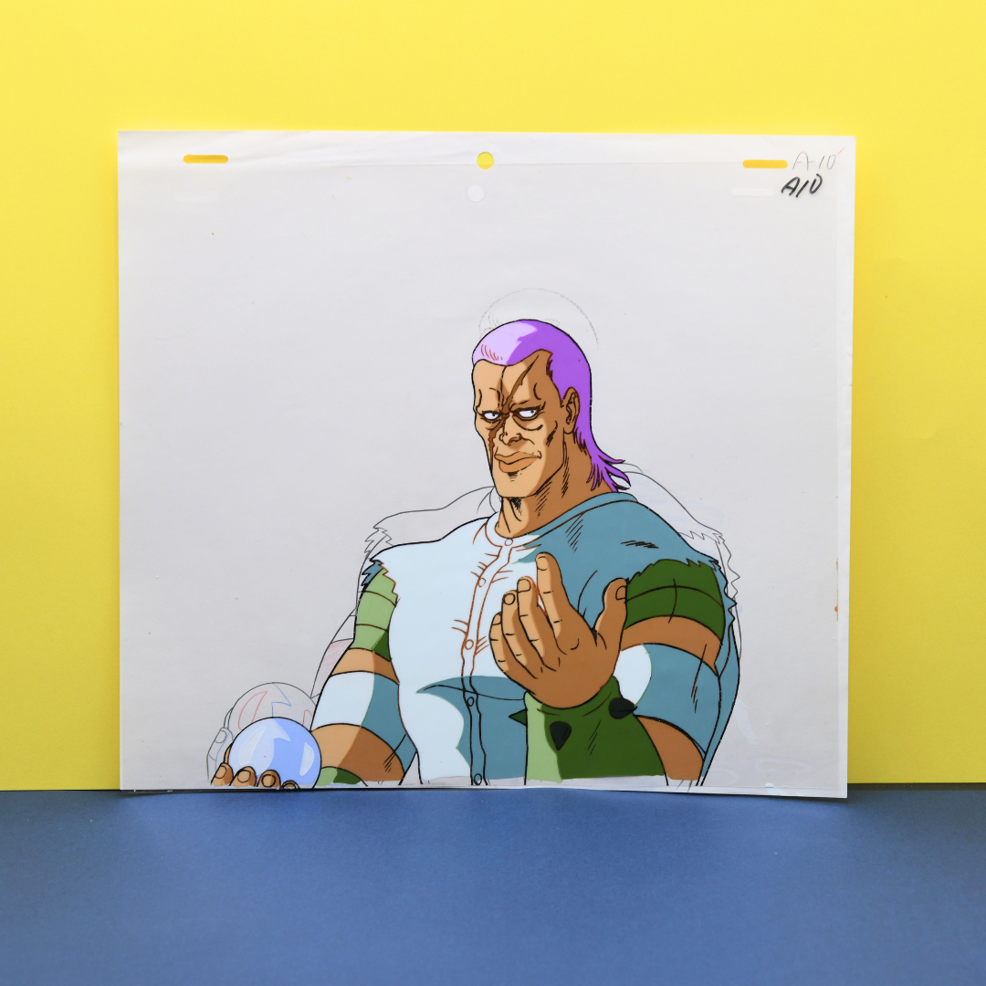 Fist of the North Star - Zorige jungling with acid balls - Original Animation Cel and Douga attached Ep51