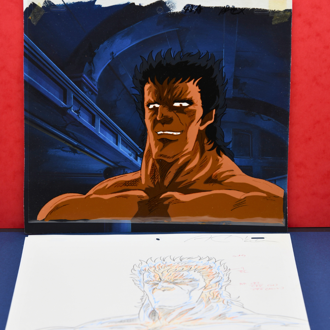 Fist of the North Star (Hokuto no Ken) – Raoh Devilish Smile – original animation production artwork – detail 2