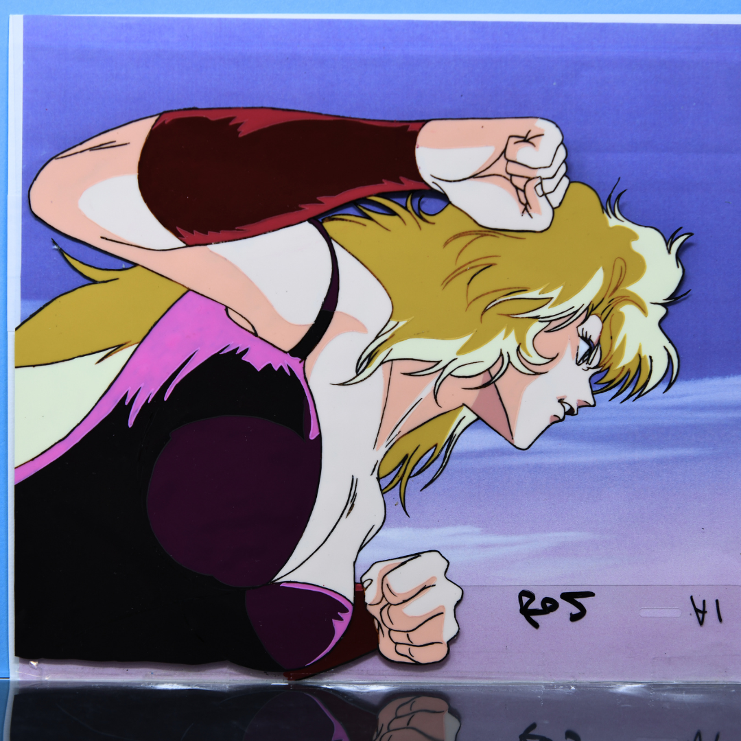 Project A-Ko The Versus - Liza Powerful punch - Original Production Cel Anime + BG copy