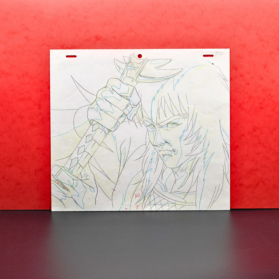 Shurato: The Legend of the Heavenly Sphere – Original Production Douga – original animation production artwork – detail 2