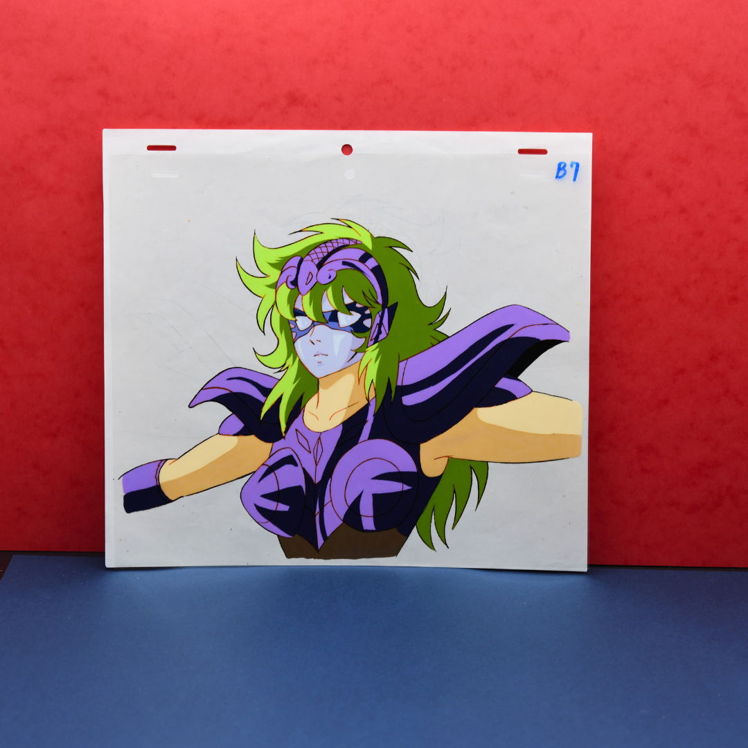 Saint Seiya – Shaina, Ophiuchus – original animation production artwork – detail 10
