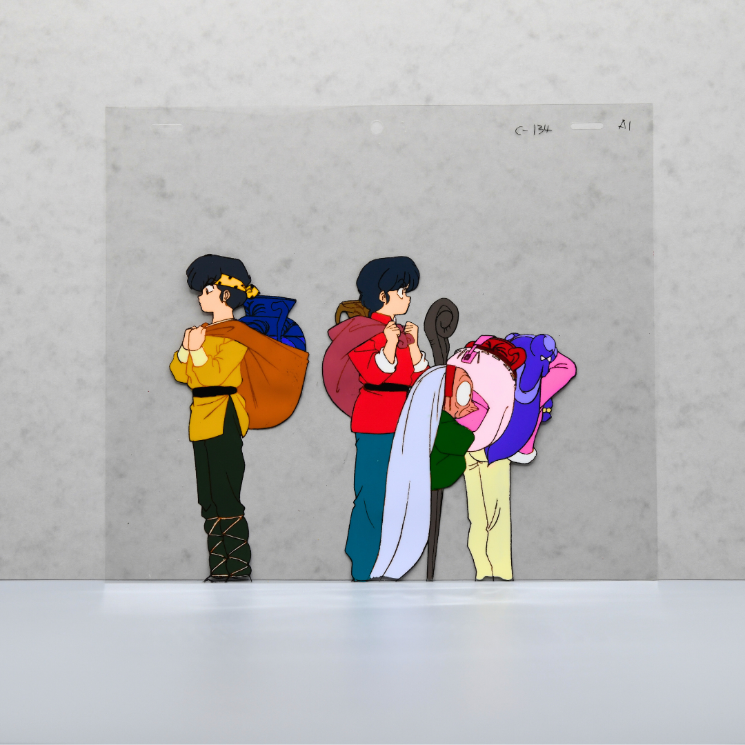 Original anime production art from Rumiko Takahashi’s classic series – cels, douga, and genga from Urusei Yatsura, Ranma ½, and InuYasha

Vintage Japanese animation art by Rumiko Takahashi