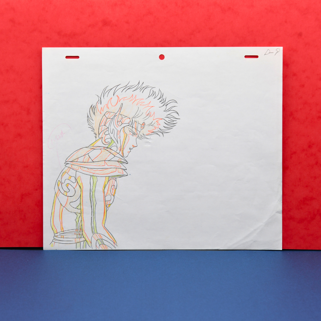 Saint Seiya – Crystal Saint Profile – original animation production artwork – detail 4