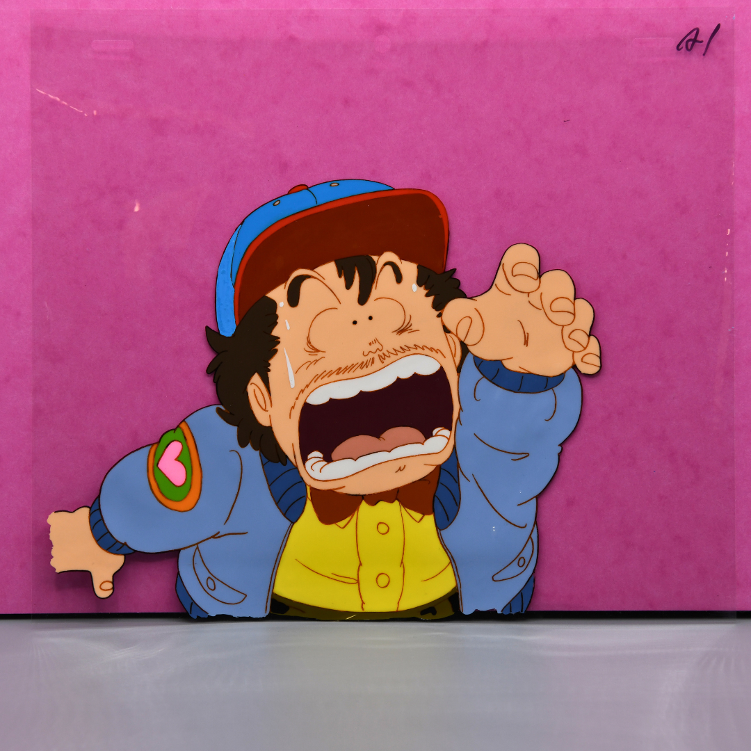 Dr. Slump – Senbei in Cold Sweat and Desperation – original animation production artwork – detail 2