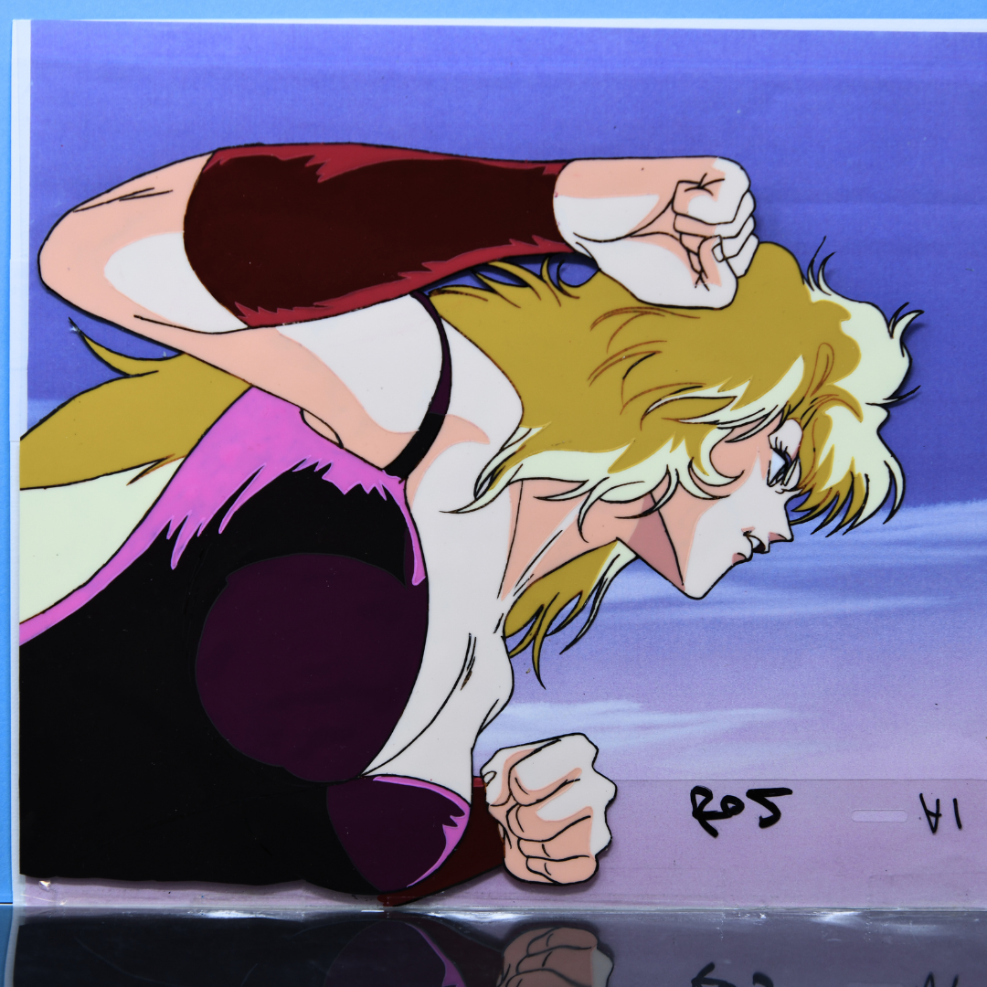 Project A-Ko: The Versus – Liza Powerful Punch – original animation production artwork – detail 2