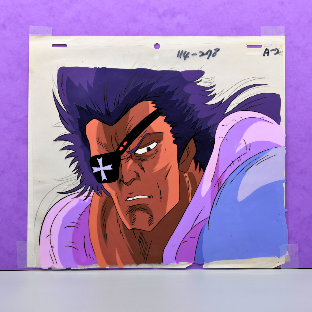 Fist of the North Star (Hokuto no Ken) – Solia Close-Up – Original Animation Cel + Douga (Stuck) (Toei Animation, 1984)