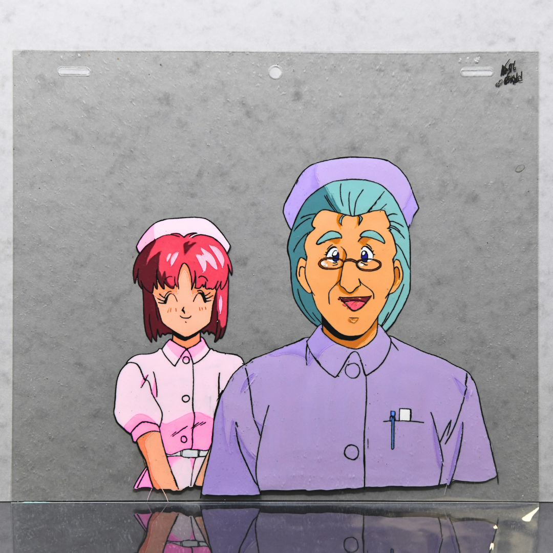 Magical Princess Minky Momo – Gigi Nurse – original animation production artwork – detail 2