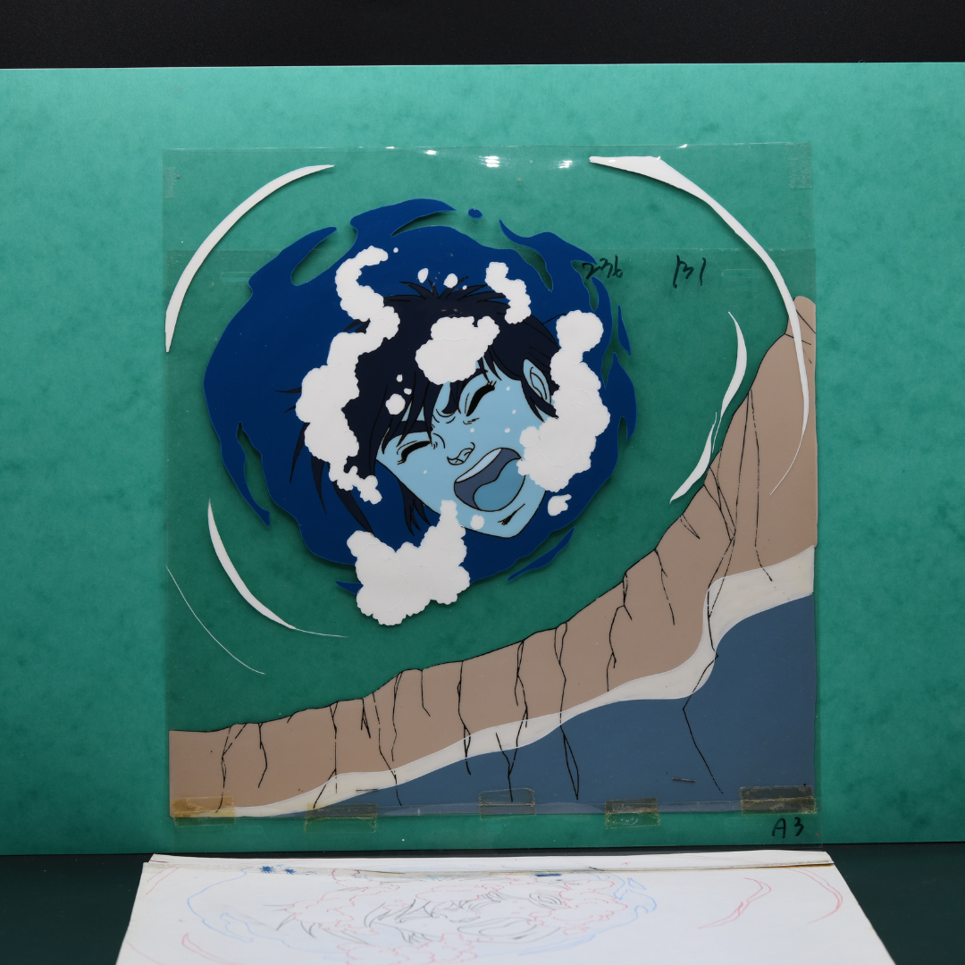 Shurato: The Legend of the Heavenly Sphere – Shurato Hidaka Drawing – original animation production artwork – detail 2