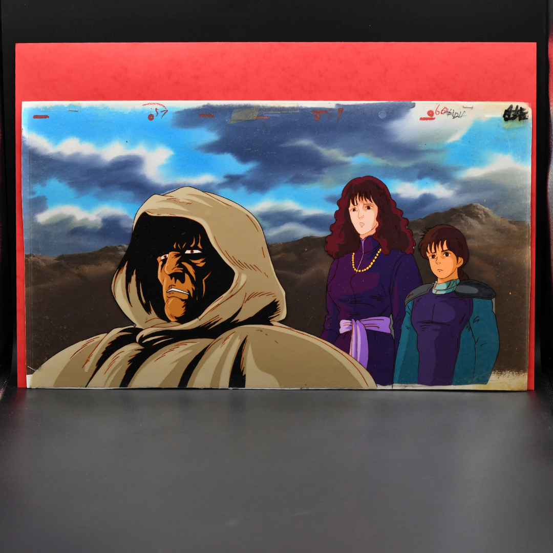 Fist of the North Star (Hokuto no Ken) – Raoh, Leia and Child – original animation production artwork