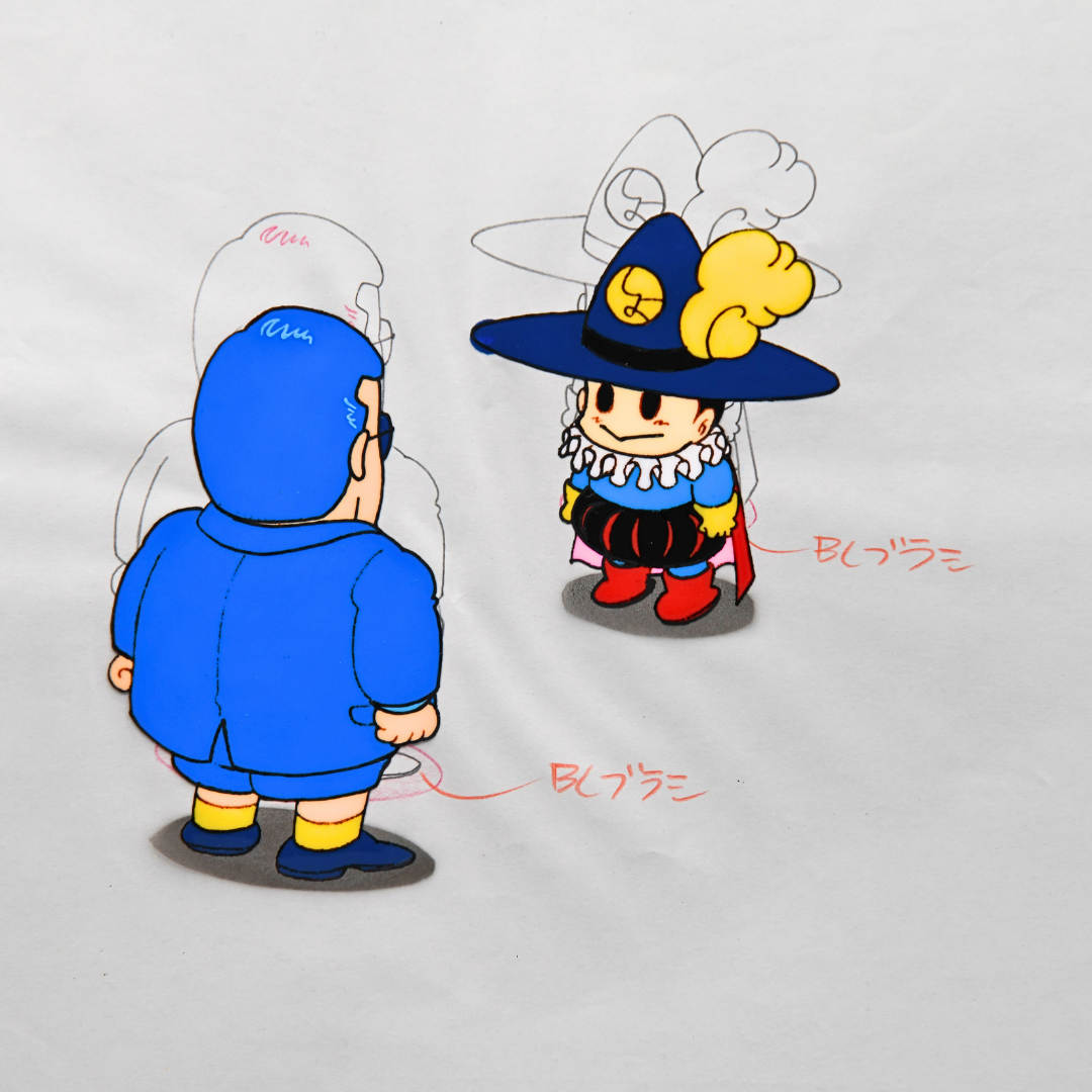 Dr. Slump – Syoppaman & Suppaman – original animation production artwork