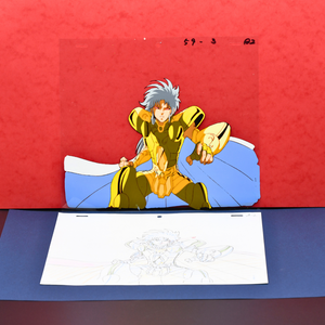 Saint Seiya - Saga Gemini Saint - Original Anime Production Cel and Douga ep. 72