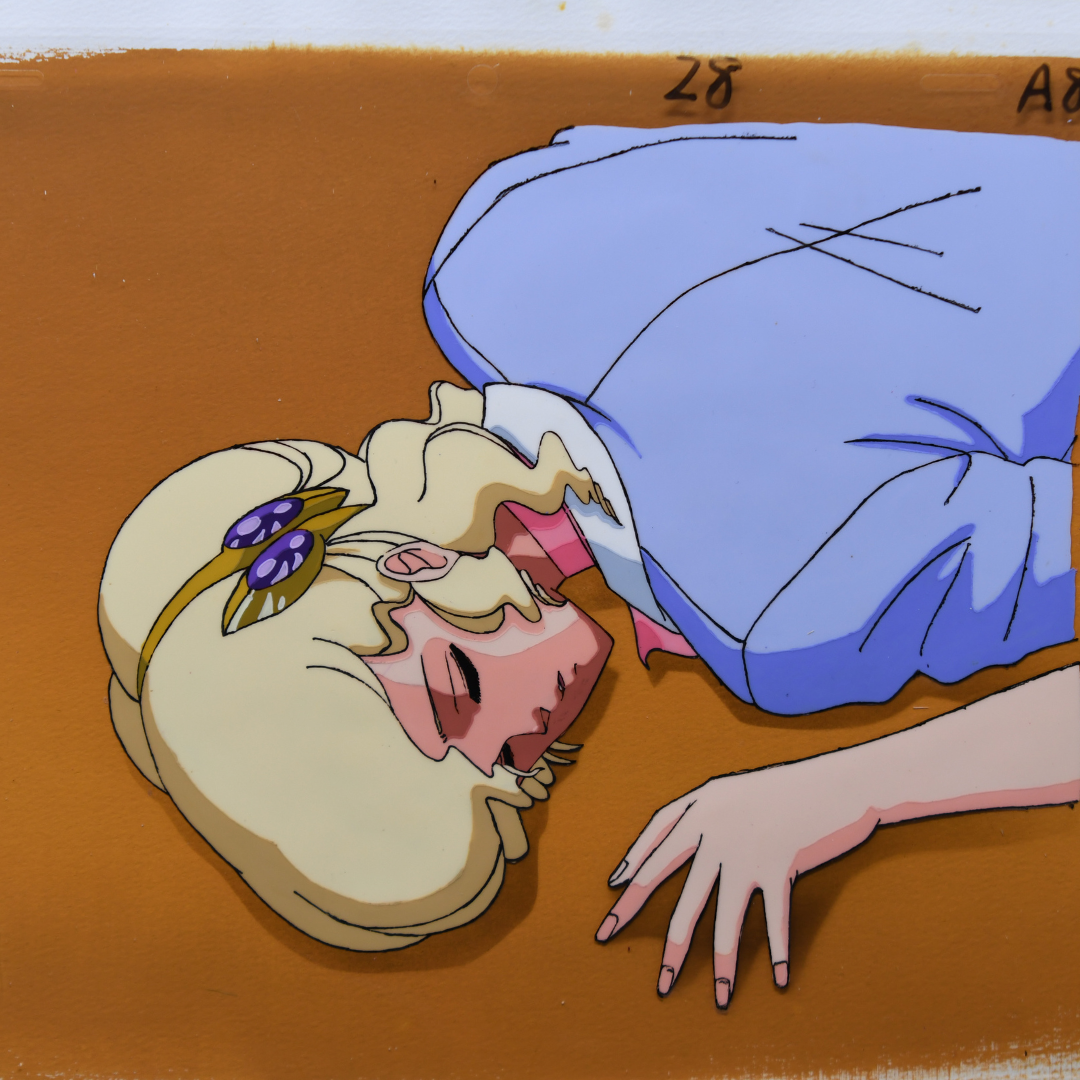 Project A-Ko: The Versus – C-Ko’s Assistant Teacher Fainted – original animation production artwork