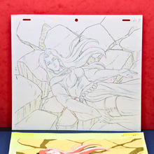 Load image into Gallery viewer, Fist of the North Star - Tetsuo Hara - Yuria Unconscious - Original Animation Cel with Douga