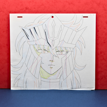 Load image into Gallery viewer, Saint Seiya - Poseidon - Original Anime Production Cel, Douga, and Background ep. 113