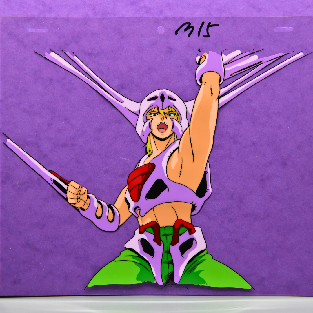 Jūshin Liger – Ryu Dolk inside Dorga, Combat Mode – original animation production artwork – detail 6