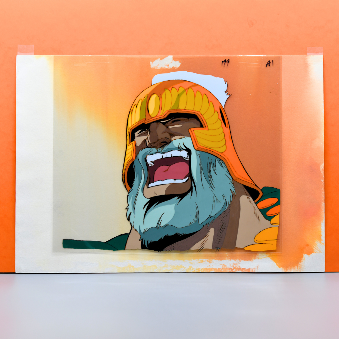 Fist of the North Star (Hokuto no Ken) – Uighur Evil Laugh – original animation production artwork – detail 3