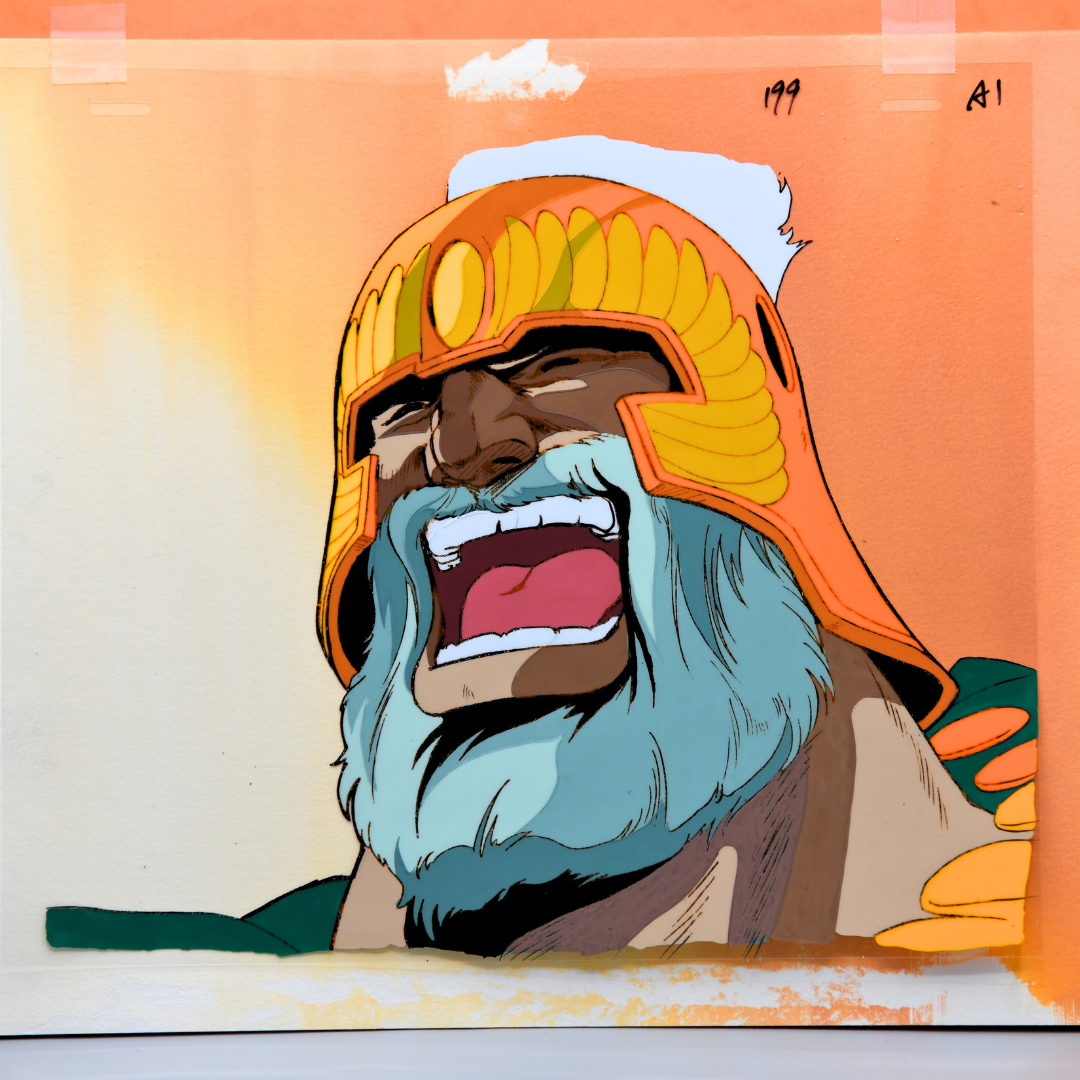 Fist of the North Star (Hokuto no Ken) – Uighur Evil Laugh – original animation production artwork – detail 4