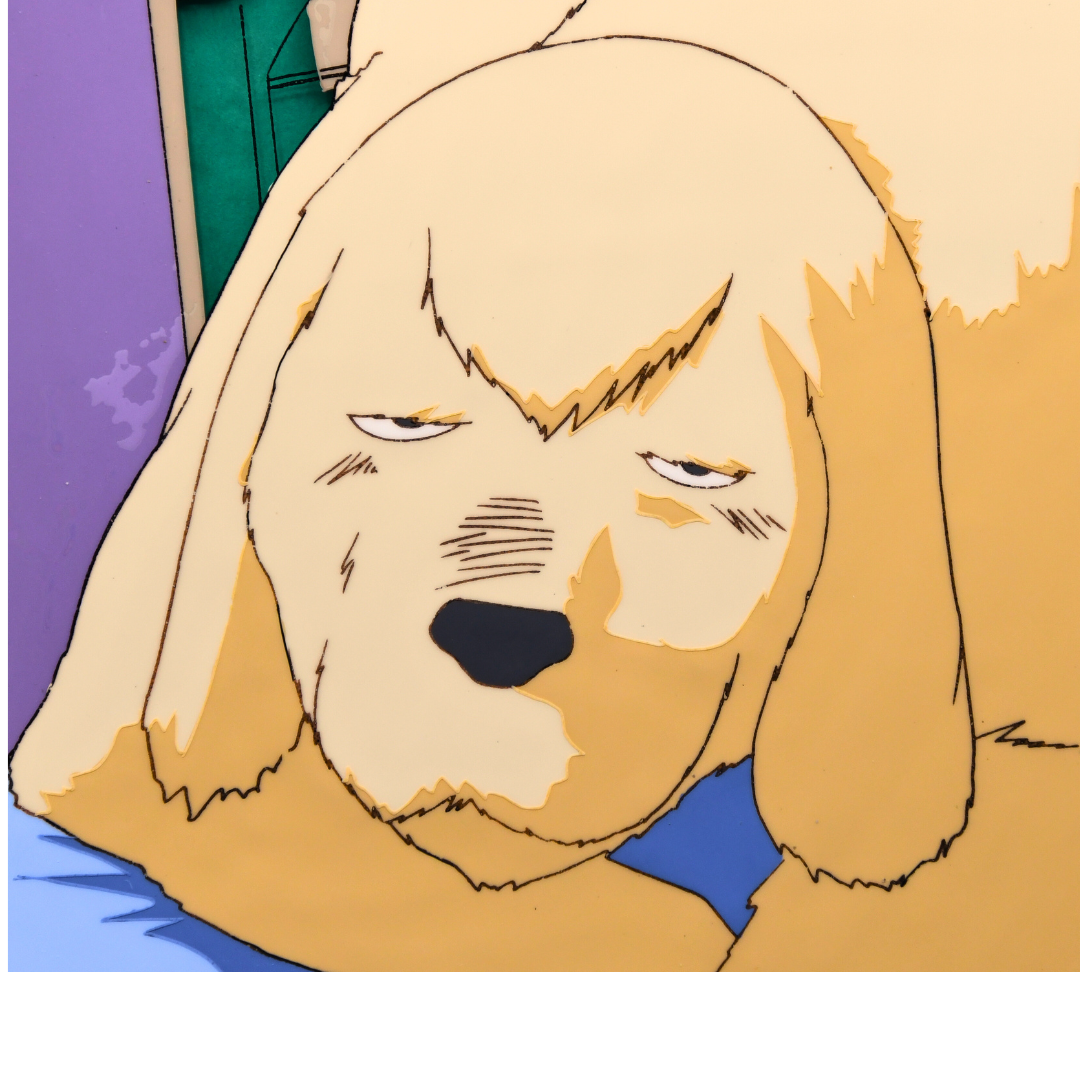 Great Teacher Onizuka (GTO) – Eikichi the Dog Portrait – original animation production artwork