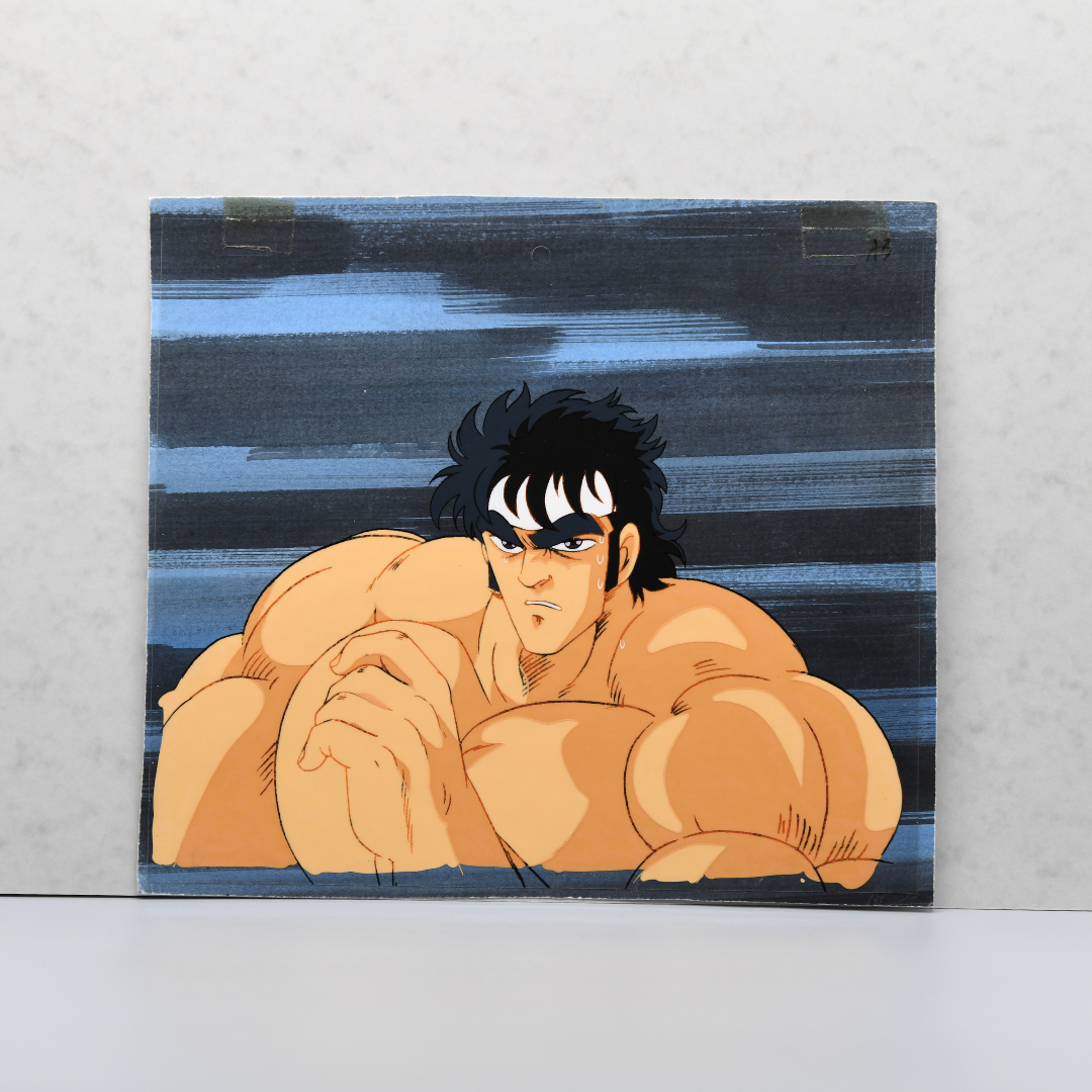 Sakigake!! Otokojuku – Momotaro Muscle Mode – original animation production artwork – detail 3