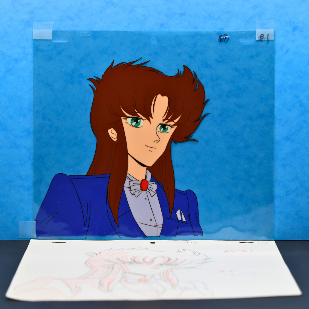 Jūshin Liger – Saeko Yagami Portrait – original animation production artwork – detail 4