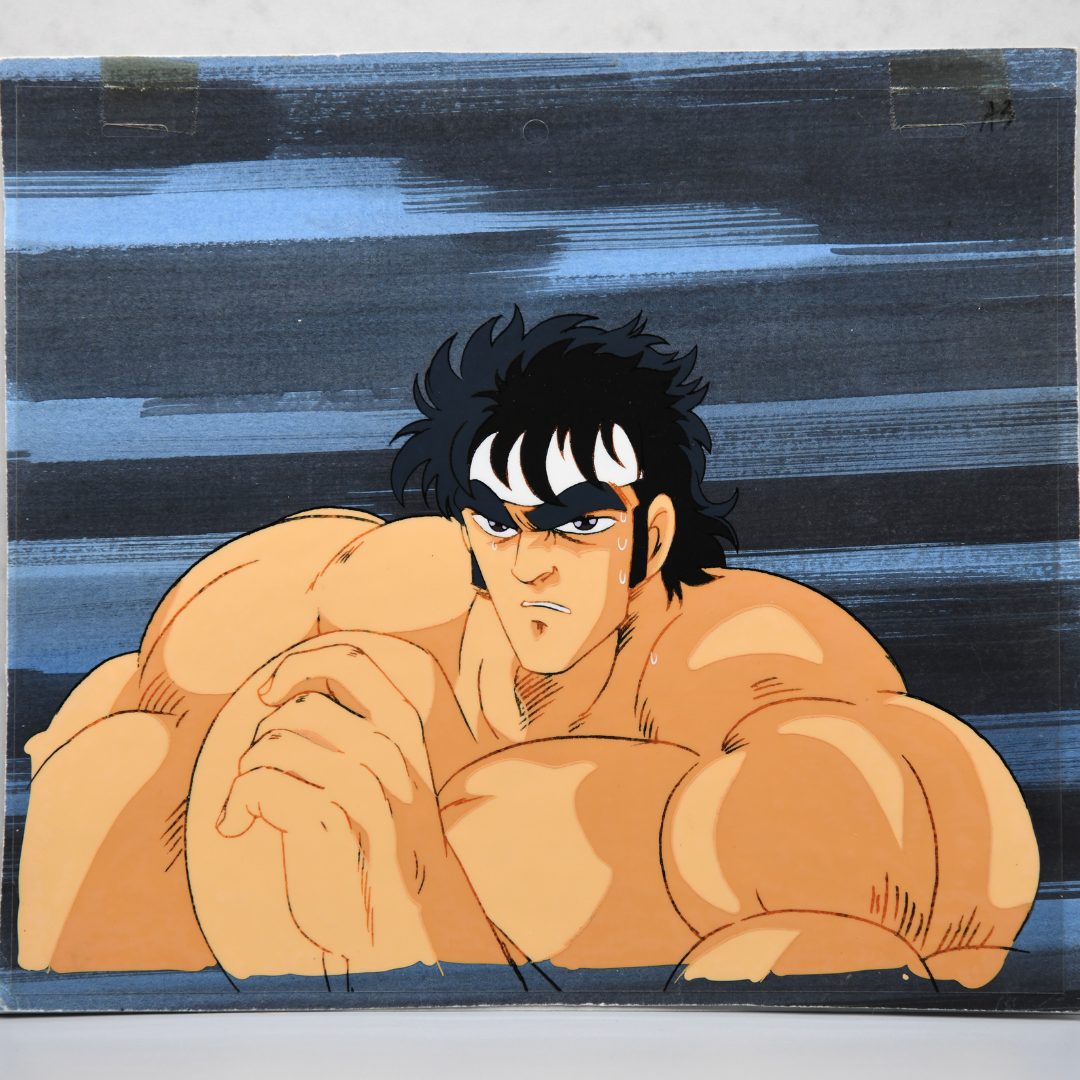 Sakigake!! Otokojuku – Momotaro Muscle Mode – original animation production artwork – detail 4