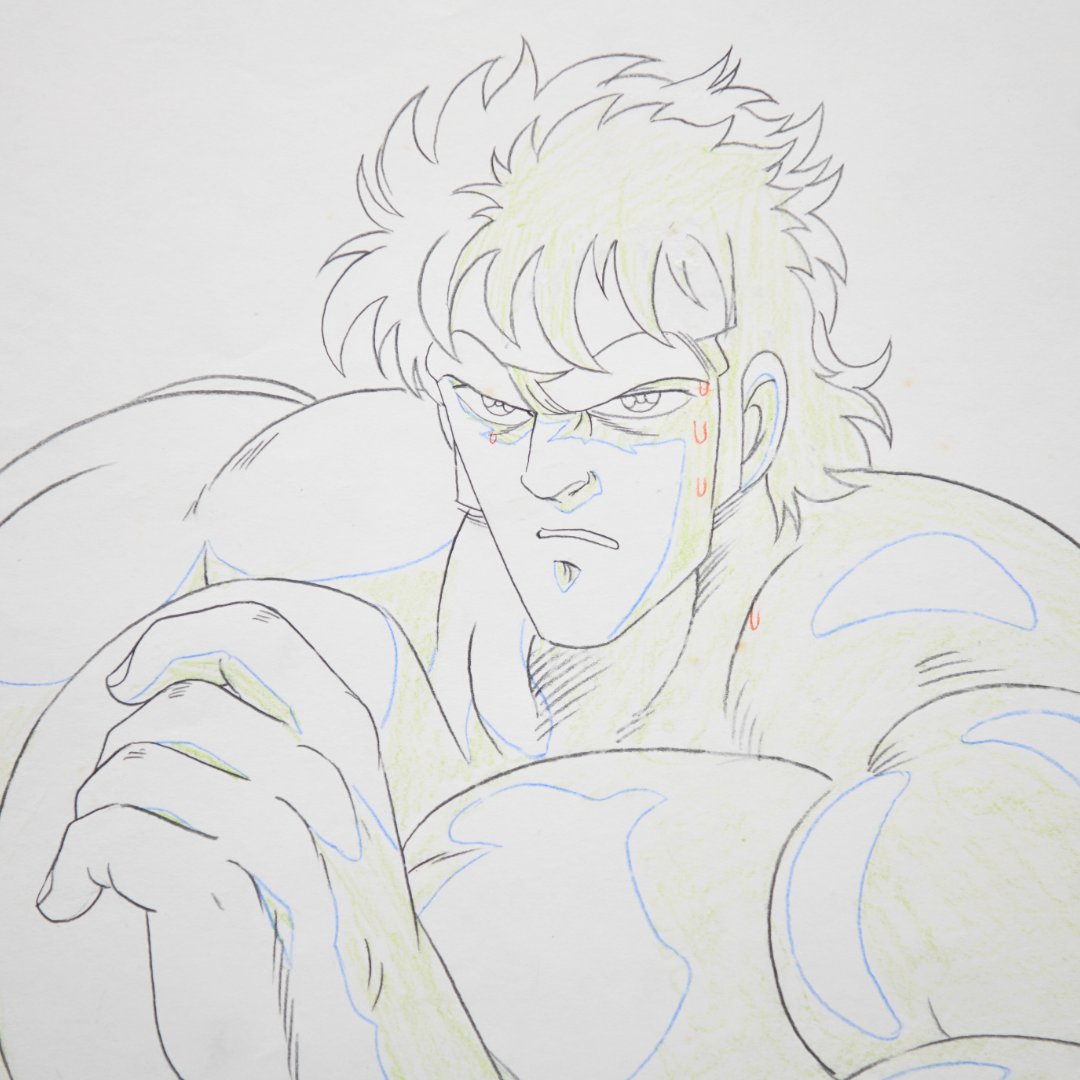 Sakigake!! Otokojuku – Momotaro Muscle Mode – original animation production artwork – detail 6