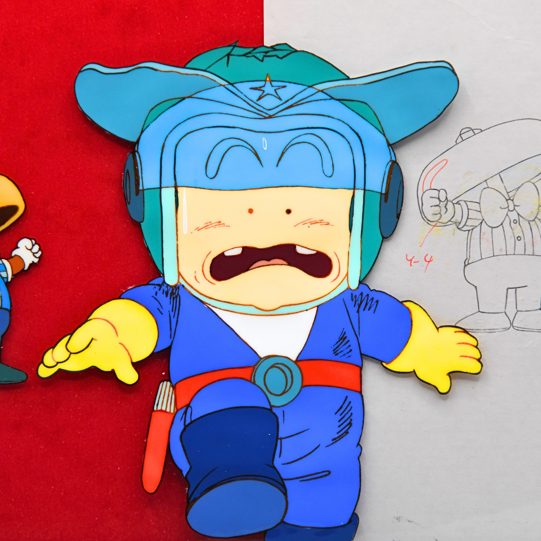 Dr. Slump – Ojou Renta with Bell Companion – original animation production artwork