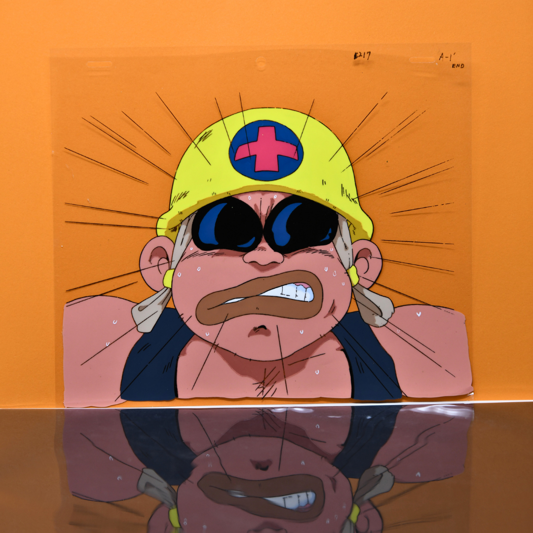 Edokko Boy Gatten Tasuke – Villain – original animation production artwork – detail 3