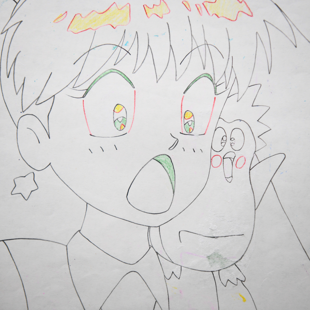 Magical Angel Sweet Mint – Mint Portrait – original animation production artwork