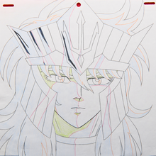 Load image into Gallery viewer, Saint Seiya - Poseidon - Original Anime Production Cel, Douga, and Background ep. 113