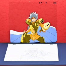 Load image into Gallery viewer, Saint Seiya - Saga Gemini Saint - Original Anime Production Cel and Douga ep. 72