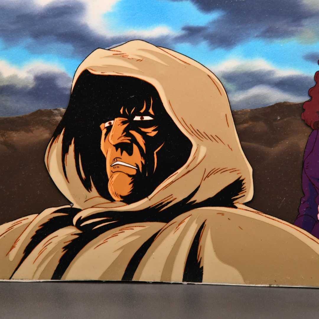 Fist of the North Star (Hokuto no Ken) – Raoh, Leia and Child – original animation production artwork – detail 2
