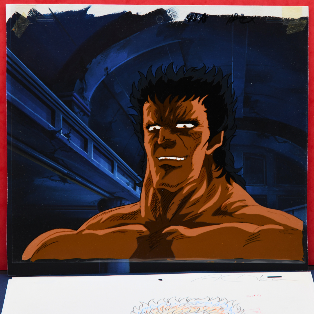 Fist of the North Star (Hokuto no Ken) – Raoh Devilish Smile – original animation production artwork – detail 3