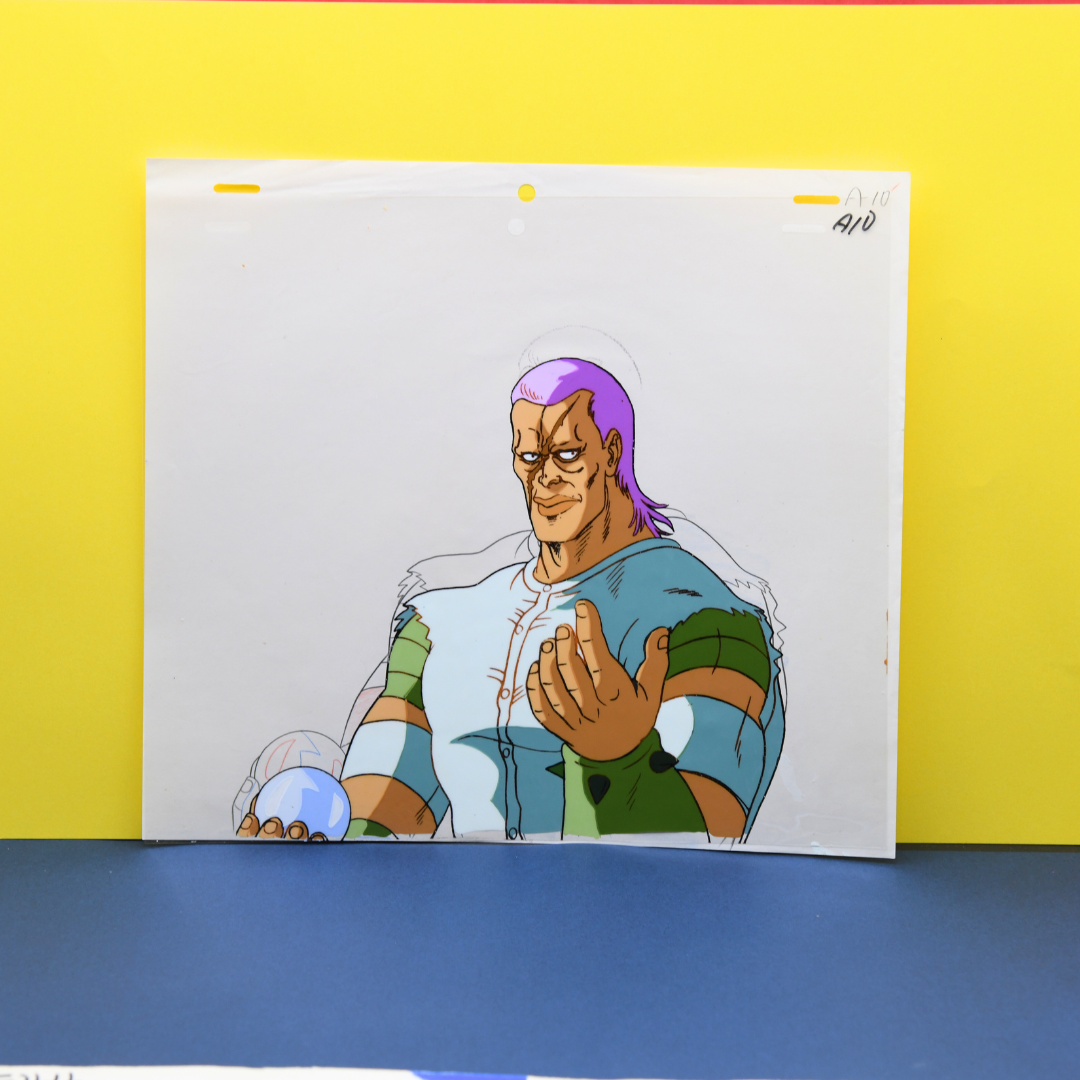 Fist of the North Star - Zorige jungling with acid balls - Original Animation Cel and Douga attached Ep51