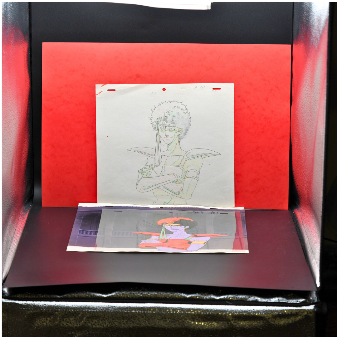 Shurato: The Legend of the Heavenly Sphere – Kubilah Katei, Arms Crossed – original animation production artwork – detail 14