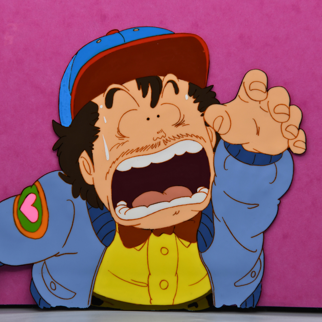 Dr. Slump – Senbei in Cold Sweat and Desperation – original animation production artwork – detail 3