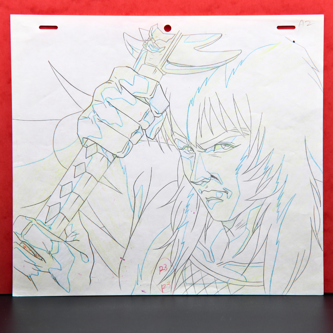 Shurato: The Legend of the Heavenly Sphere – Original Production Douga – original animation production artwork – detail 4