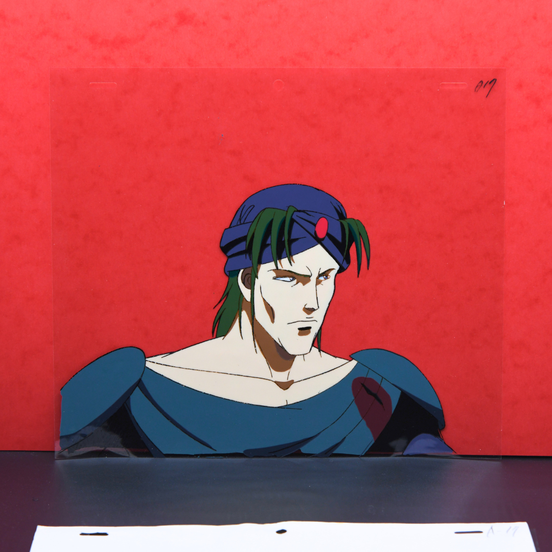 Shurato: The Legend of the Heavenly Sphere – Mayuri Wounded – original animation production artwork – detail 3