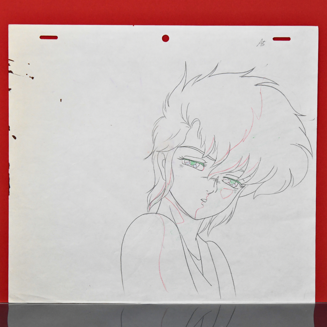 Jūshin Liger – Mai Portrait – original animation production artwork – detail 4
