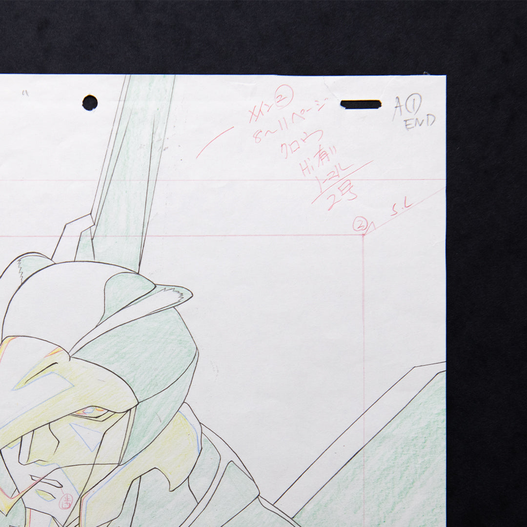 Reideen the Superior – Mecha – original animation production artwork – detail 4