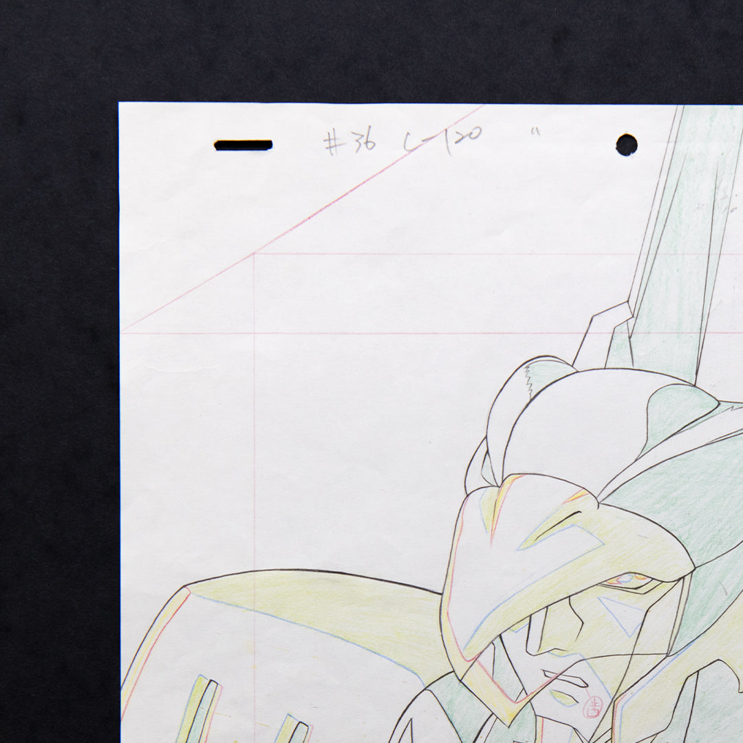 Reideen the Superior – Mecha – original animation production artwork – detail 5