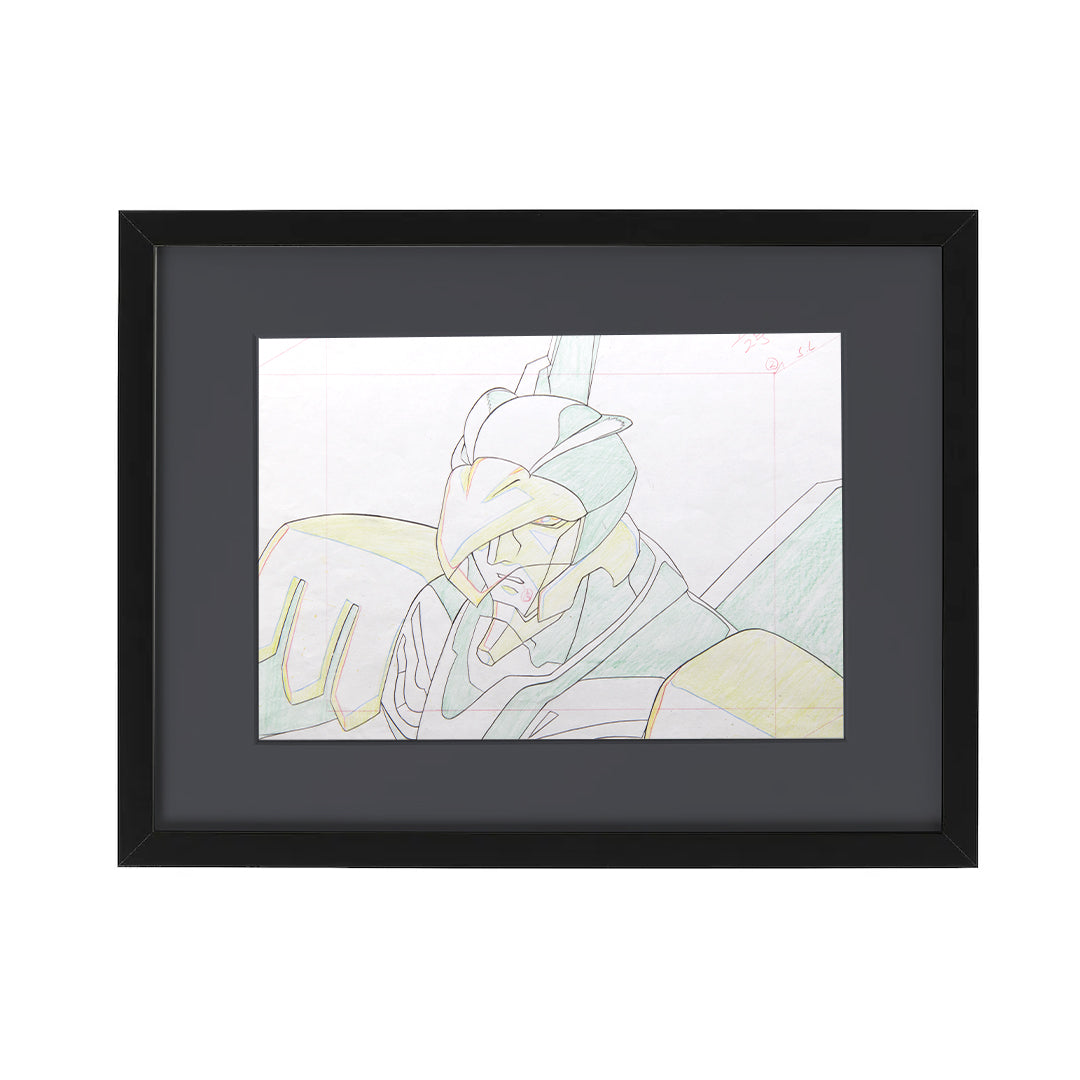Reideen the Superior – Mecha – original animation production artwork – detail 3