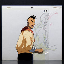 Load image into Gallery viewer, Flame of Recca - Punk yelling - Original Production Cel Anime + Douga