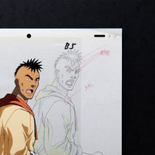 Load image into Gallery viewer, Flame of Recca - Punk yelling - Original Production Cel Anime + Douga