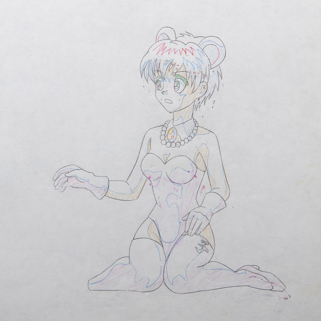 Flame of Recca – Menō Sakura – original animation production artwork