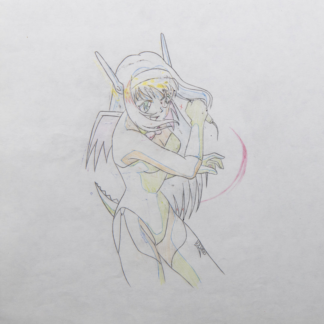 Flame of Recca – Fūko Kirisawa Fighting – original animation production artwork