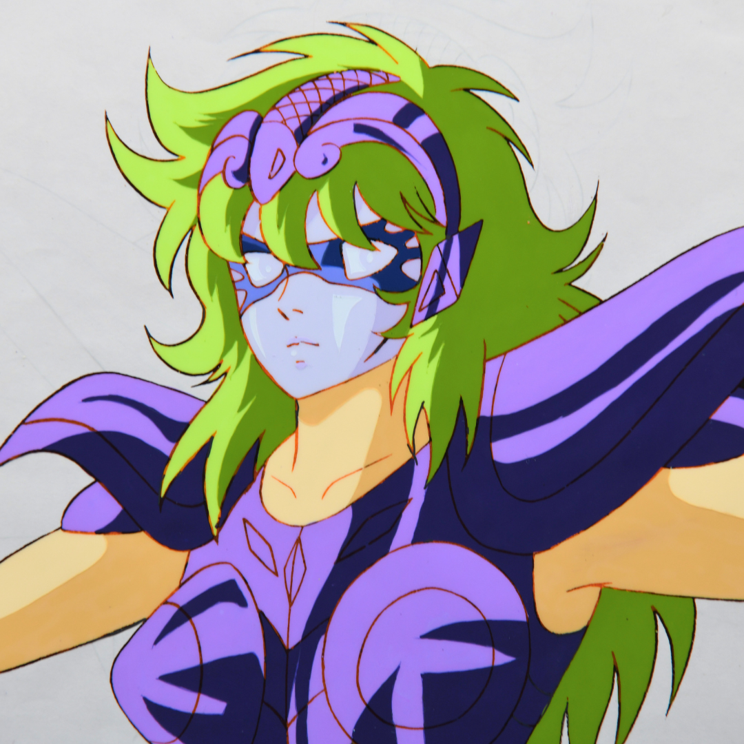 Saint Seiya – Shaina, Ophiuchus – original animation production artwork – detail 4