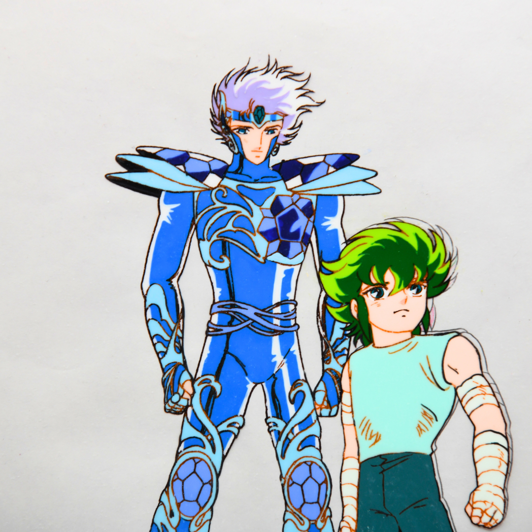 Saint Seiya – Crystal Saint and Kraken Isaac – original animation production artwork