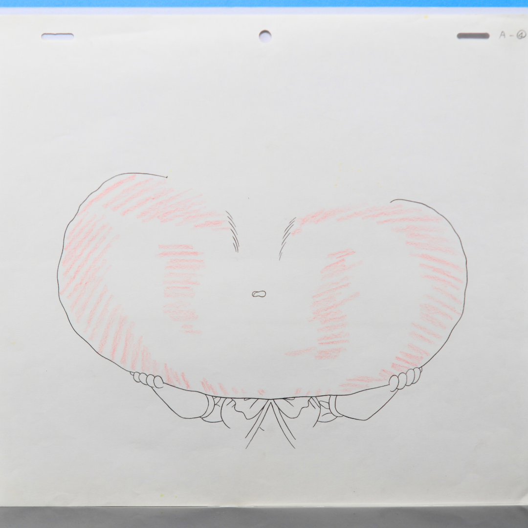 Project A-Ko: The Versus – C-Ko Kotobuki About to Cry – original animation production artwork – detail 3