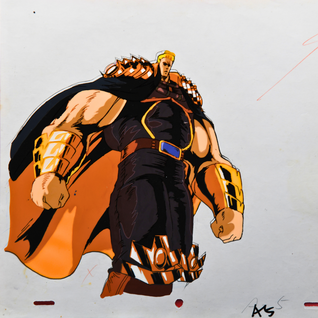 Fist of the North Star (Hokuto no Ken) – Falco in Armour – original animation production artwork – detail 2